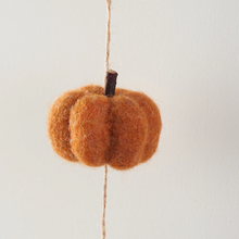 Pumpkin Garland (orange, burnt orange and brown)