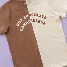 Hot Chocolate Connoisseur - Kid's Tee - Natural Fleck