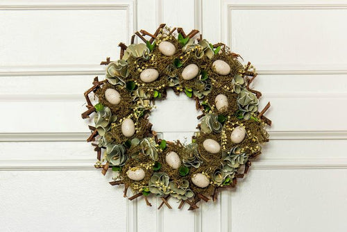 Easter Wreath with Eggs