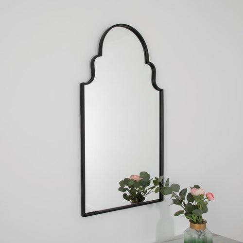 Roman Window Mirror - Black