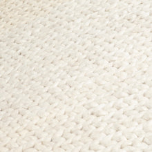 Cream Knitted Runner Rug