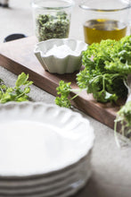 Scalloped Ceramic Dish- Butter