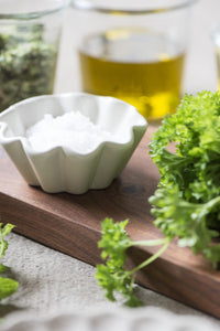 Scalloped Ceramic Dish- Butter