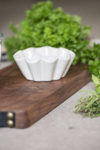 Scalloped Ceramic Dish- Butter