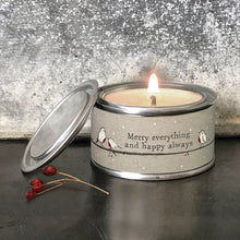 Merry Everything & Happy Always Robin Candle