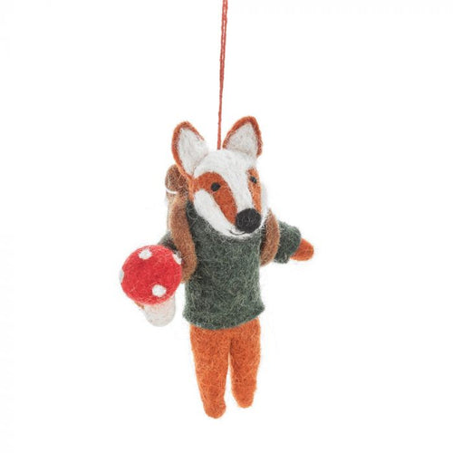 Frankie Foraging Fox Decoration