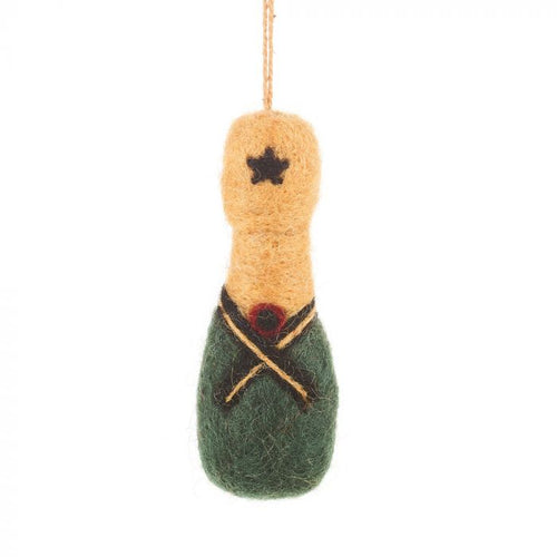 Handmade Needle Felt Champagne Bottle
