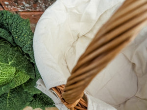 The Country Basket With White Lining