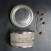 Have Yourself A Merry Christmas Robin Candle