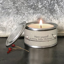 Have Yourself A Merry Christmas Robin Candle